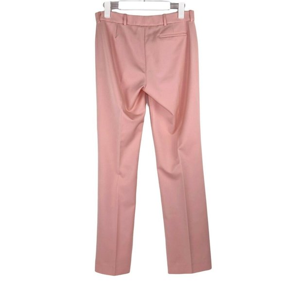 Tahari Arthur S Levine Pink Soft Career Dress Pants Mid Rise Straight Leg 6 - Picture 2 of 8